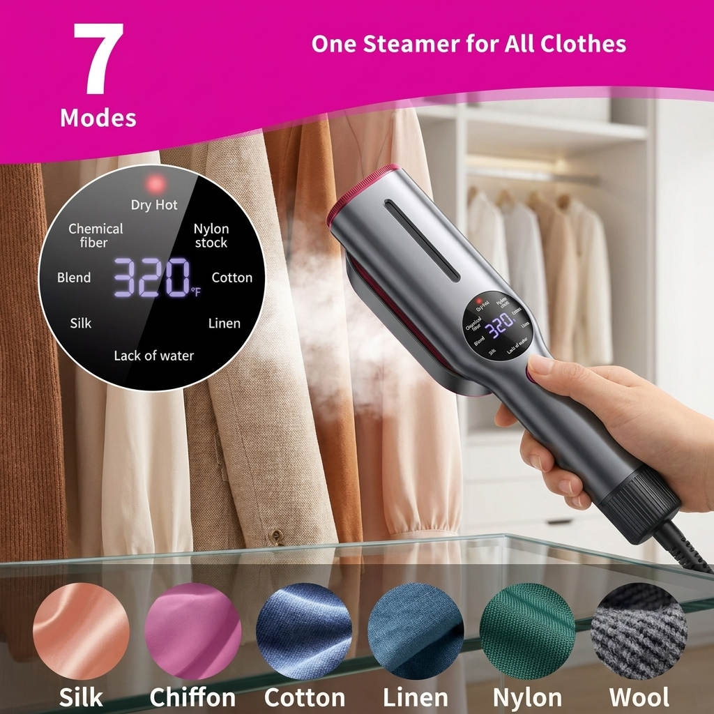 Nano-Steam Portable Garment Steamer