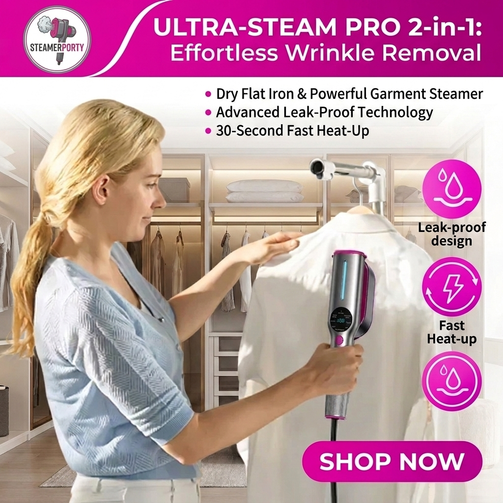 Nano-Steam Portable Garment Steamer